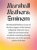 Exploring Marshall Mathers' Childhood: a Personal Journey
