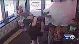 Surveillance Captures: Child's Encounter with Mother on Cctv