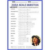 Uncover the Genius: Zora Hurston Crossword