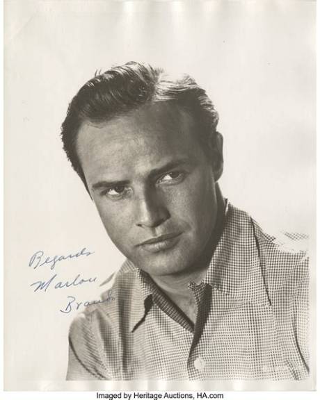 Unveiling the Authenticity: Marlon Brando's Signed Photo