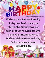 Wish You a Happy Birthday, My Dearest Granddaughter!